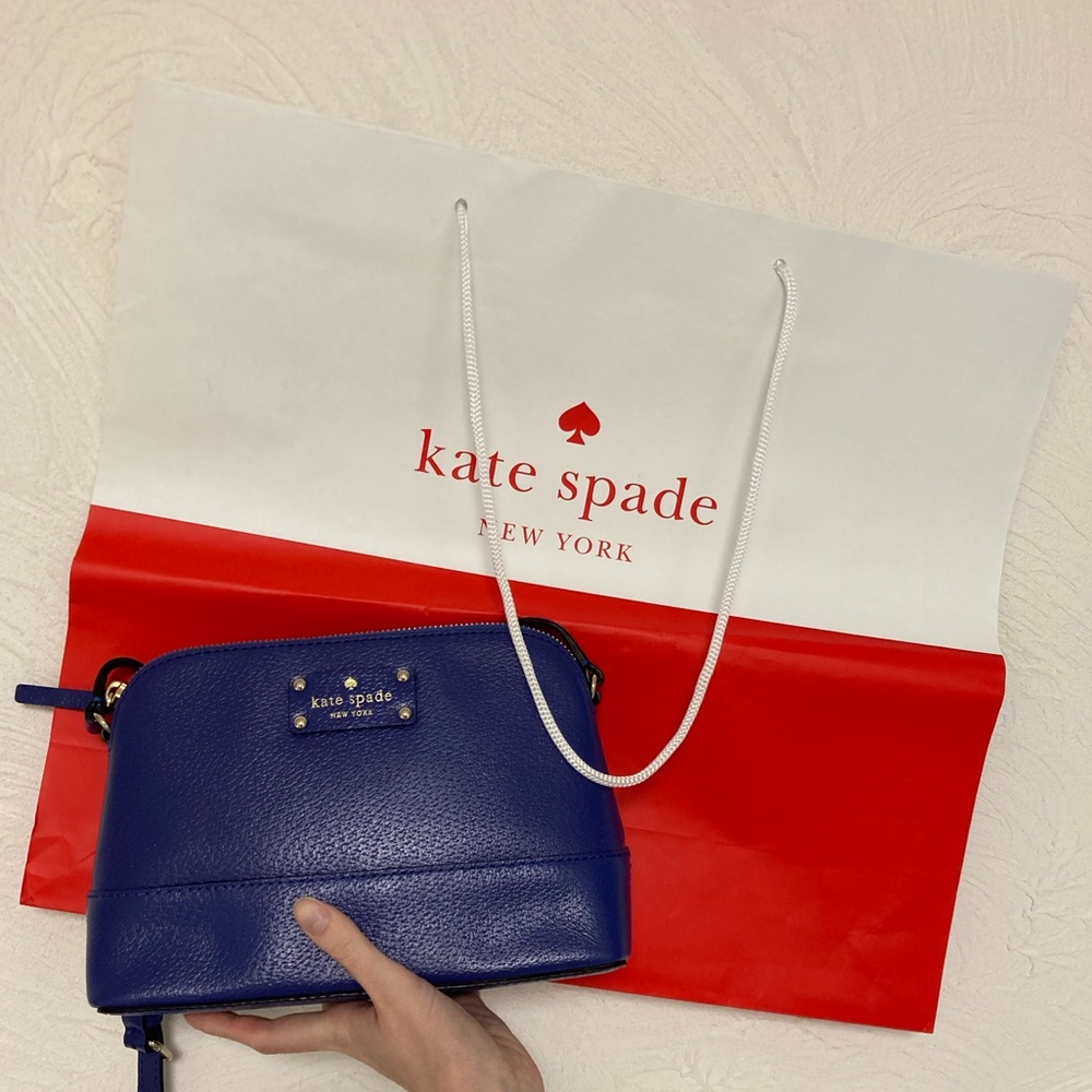 Kate Spade Hanna Crossbody Blue and Gift Bag